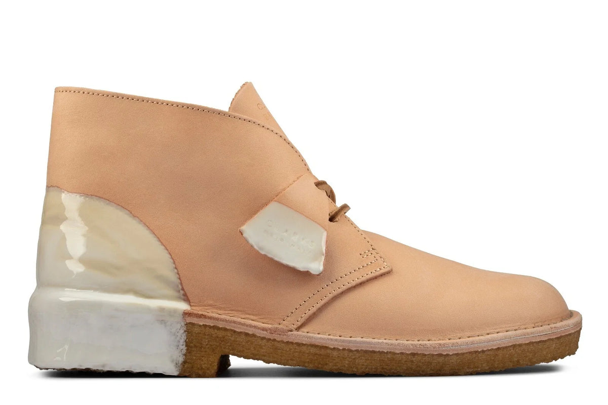 Clarks Originals Desert Boot 'Natural White' Men's Natural/White Leather 26159091 — product view 1