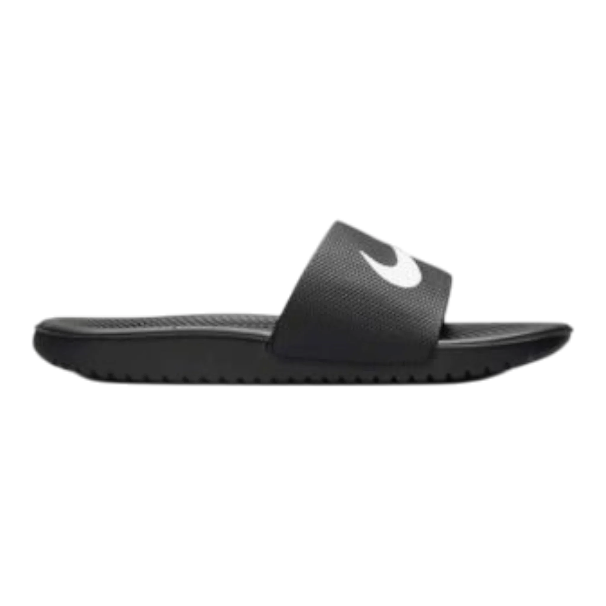 Nike Kawa Big Kids' (GS) Slides — Black/White