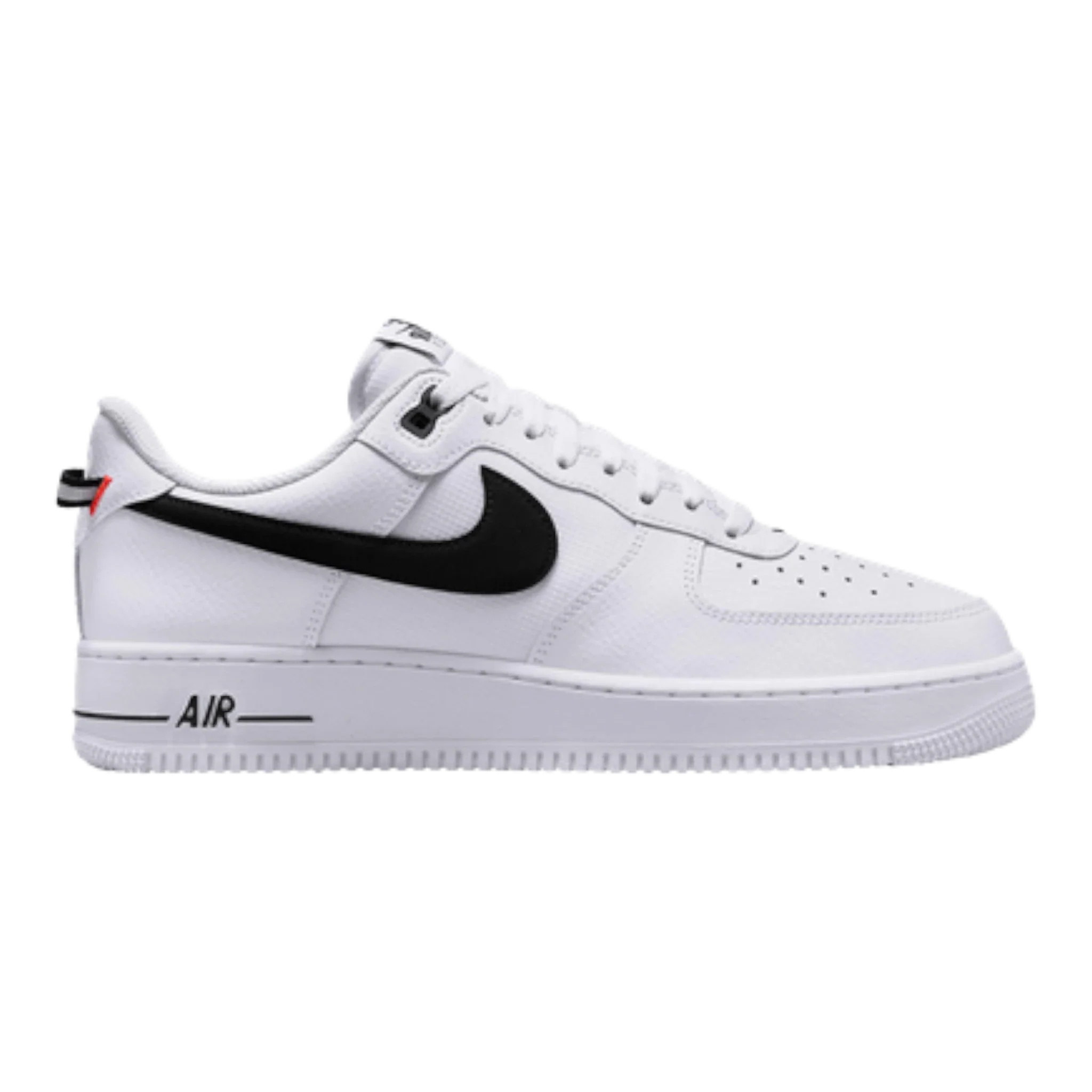 Nike Air Force 1 '07 LV8 Men's Sneakers — White/Black Leather Low-Top