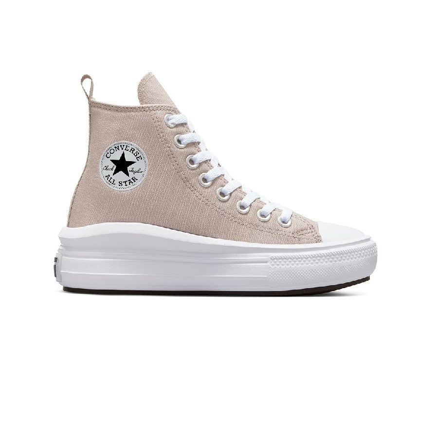 Converse Chuck Taylor All Star Move Women's Platform High-Top Sneakers — Wonder Stone Canvas Platform High-Top