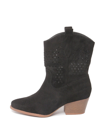 Saloon | Black Suede