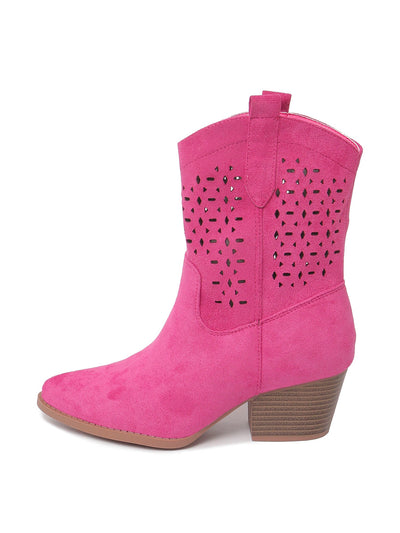 Saloon | Fuchsia Suede