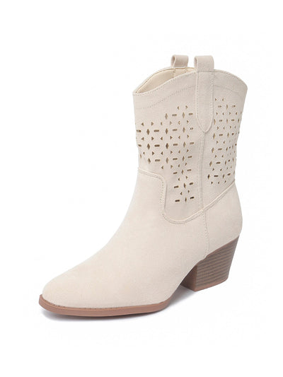 Saloon | Cream Suede