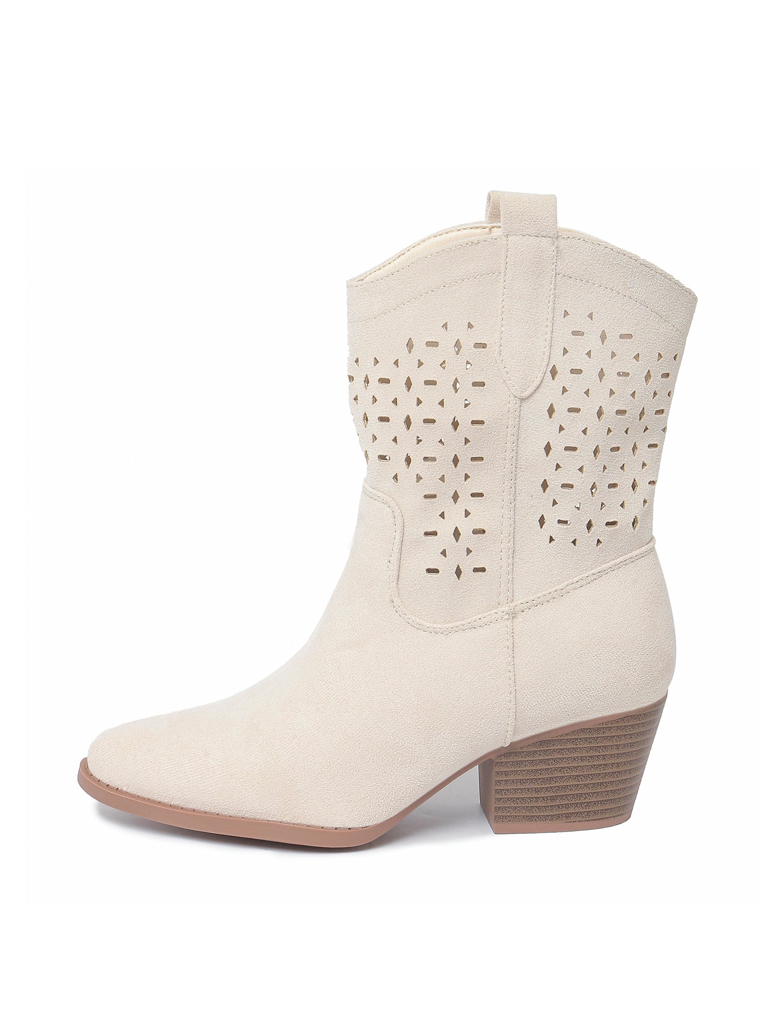 Saloon | Cream Suede