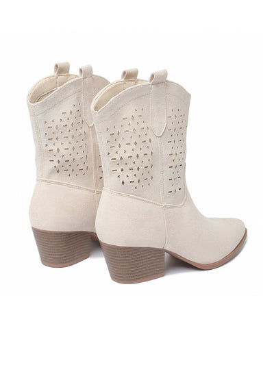 Saloon | Cream Suede