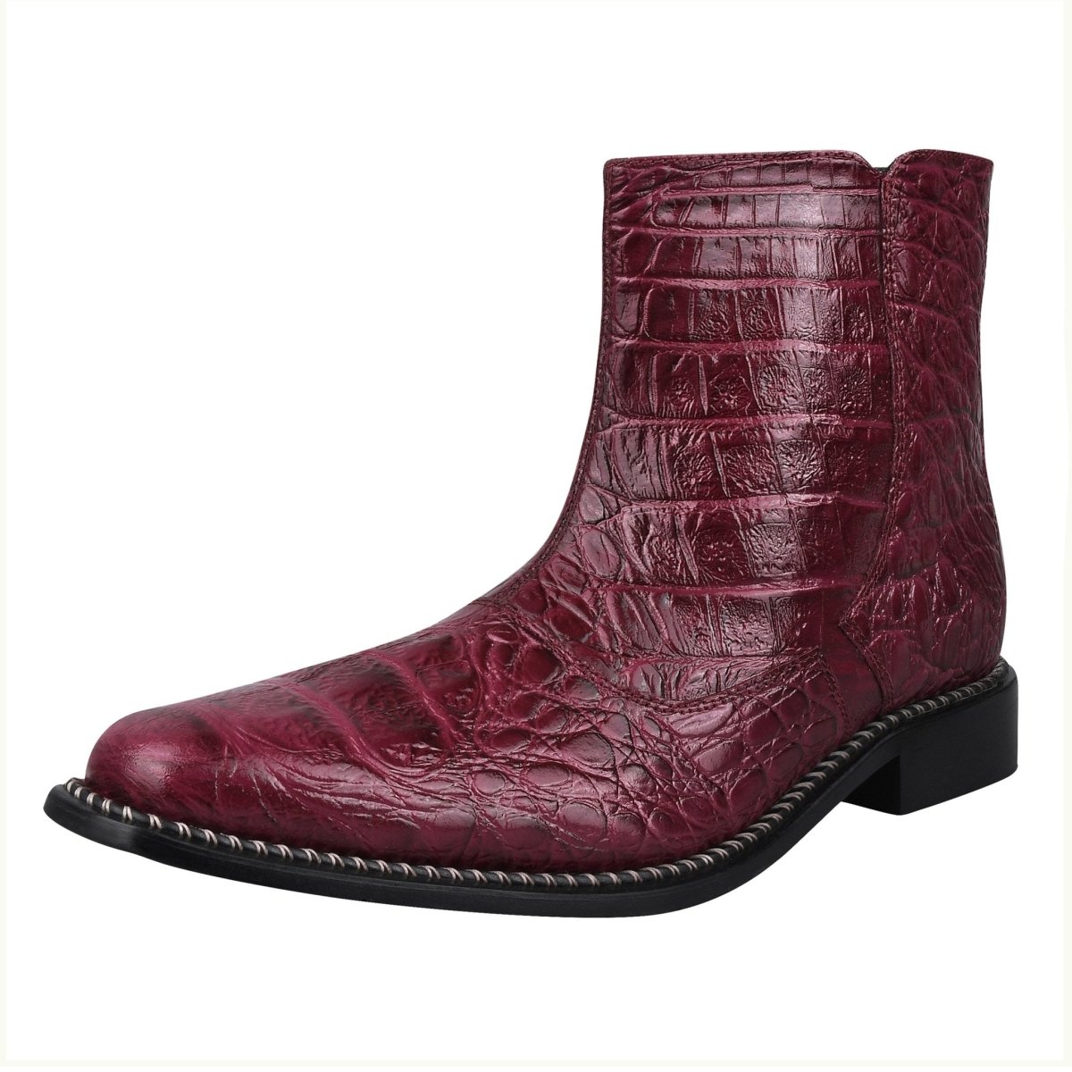 Liberty Zeno SANDRA Leather Ankle Length Side Zip Up Boots