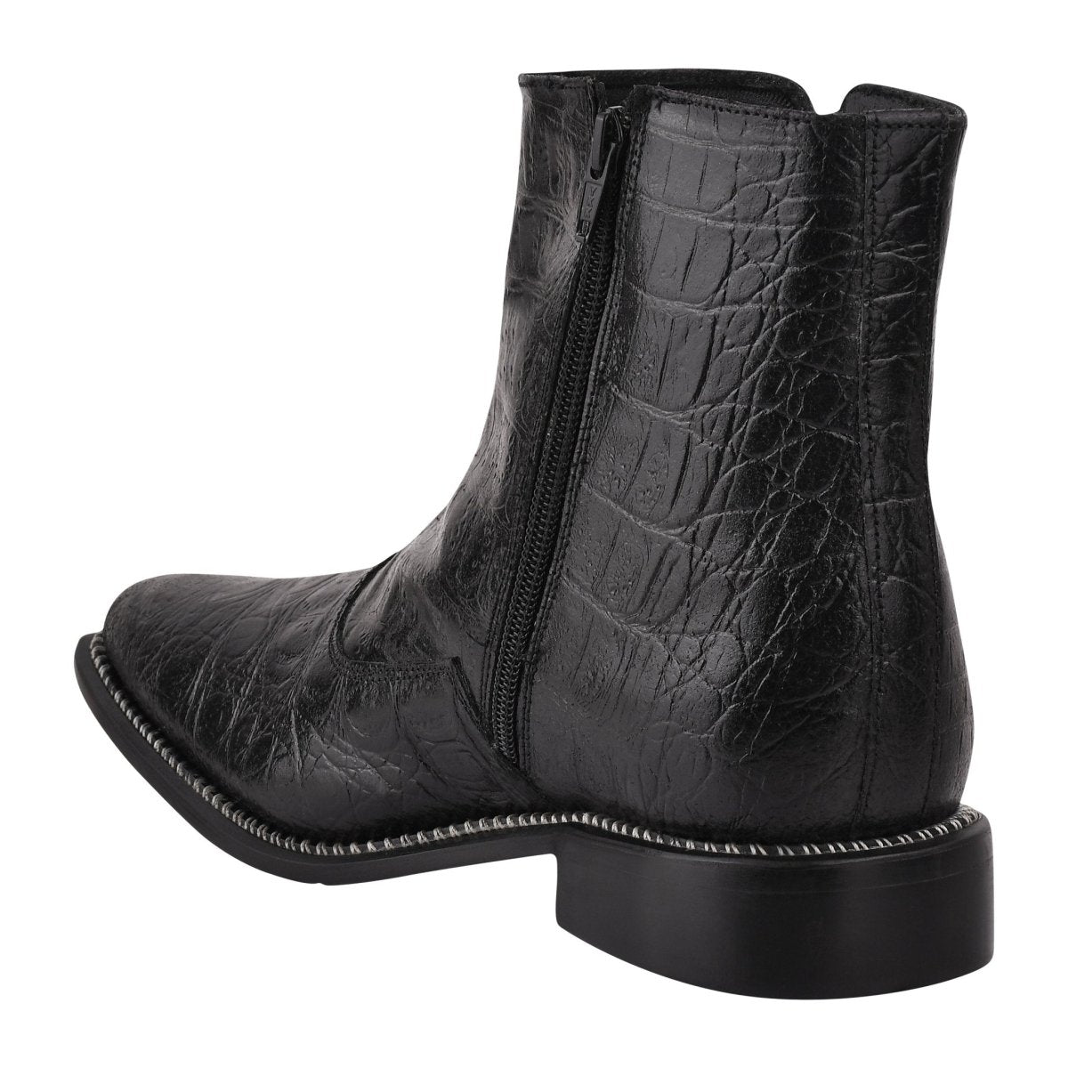 Liberty Zeno SANDRA Leather Ankle Length Side Zip Up Boots