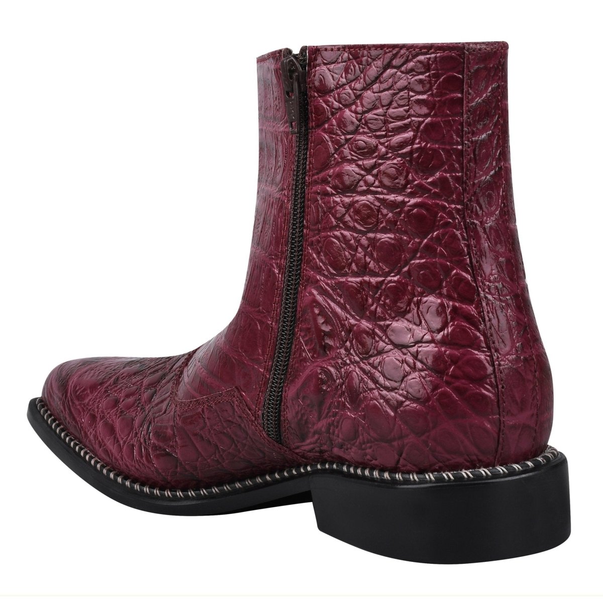 Liberty Zeno SANDRA Leather Ankle Length Side Zip Up Boots
