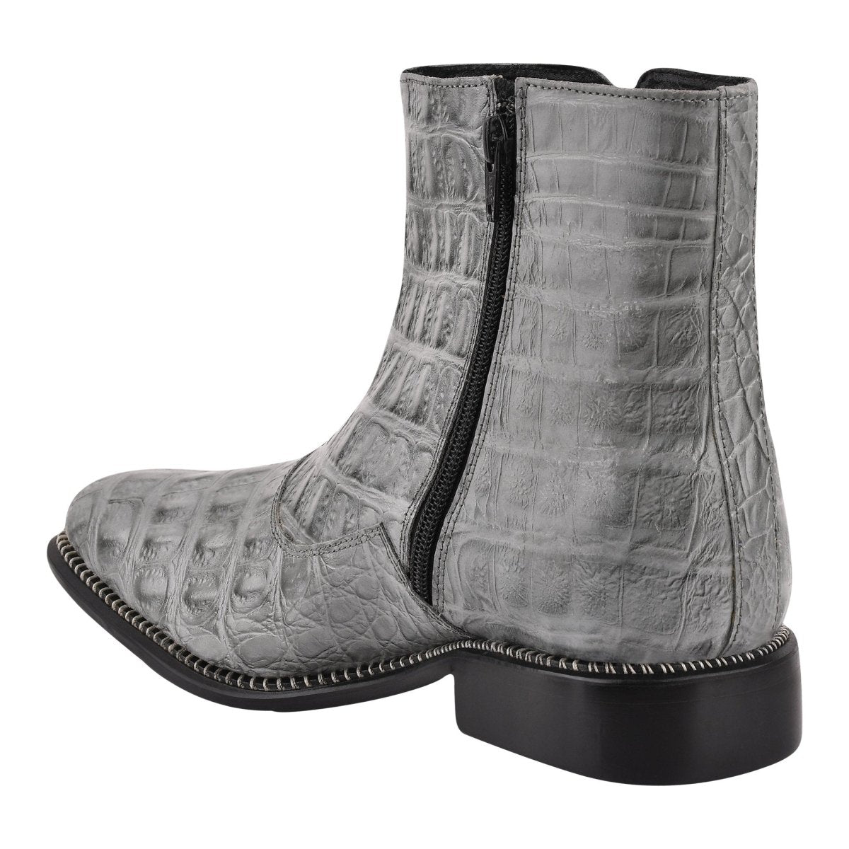 Liberty Zeno SANDRA Leather Ankle Length Side Zip Up Boots