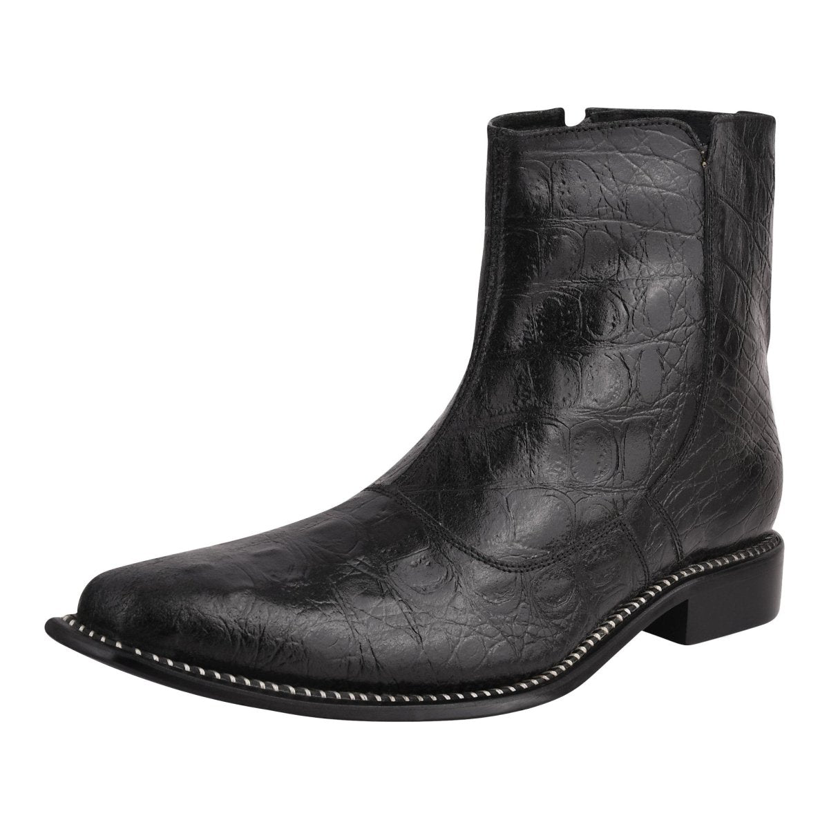 Liberty Zeno SANDRA Leather Ankle Length Side Zip Up Boots