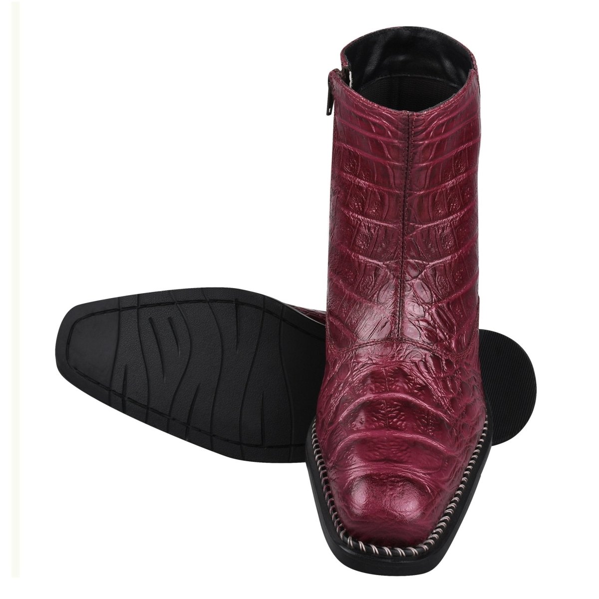 Liberty Zeno SANDRA Leather Ankle Length Side Zip Up Boots