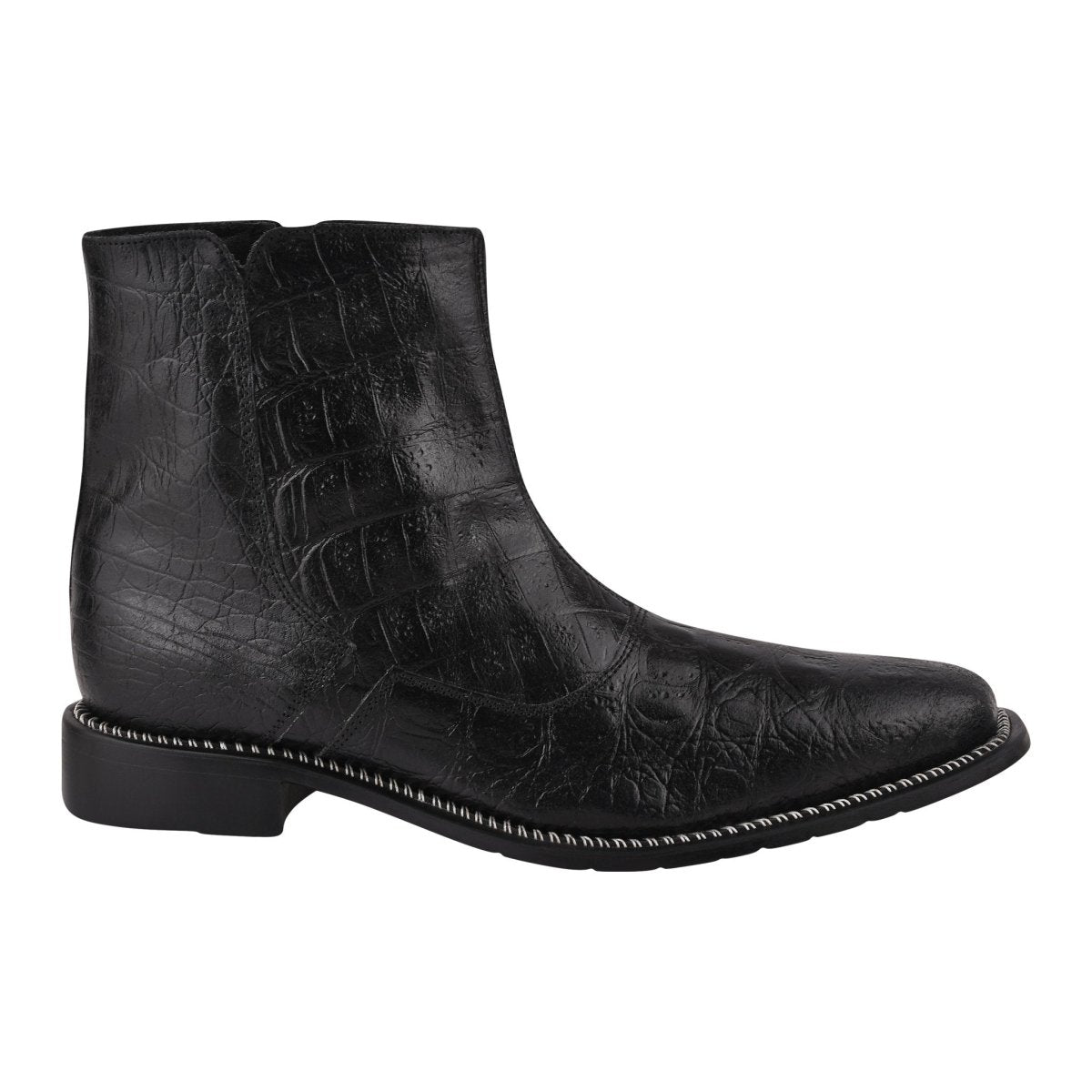 Liberty Zeno SANDRA Leather Ankle Length Side Zip Up Boots