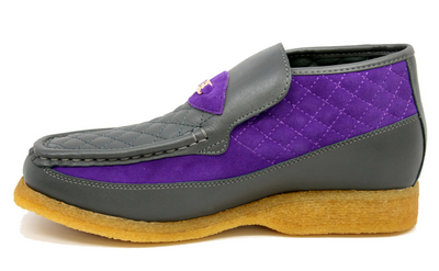 British Walkers Checkers Men's Blue and White Slip On Shoes view 31