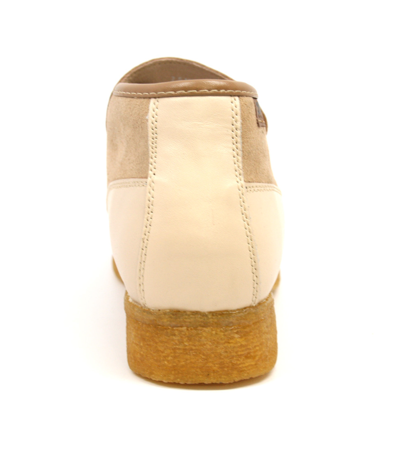 British Walkers Classic Men's Beige Leather Three Quarter Tassel Slip On Shoes view 6