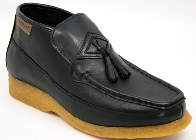 British Walkers Classic Men's Beige Leather Three Quarter Tassel Slip On Shoes view 11