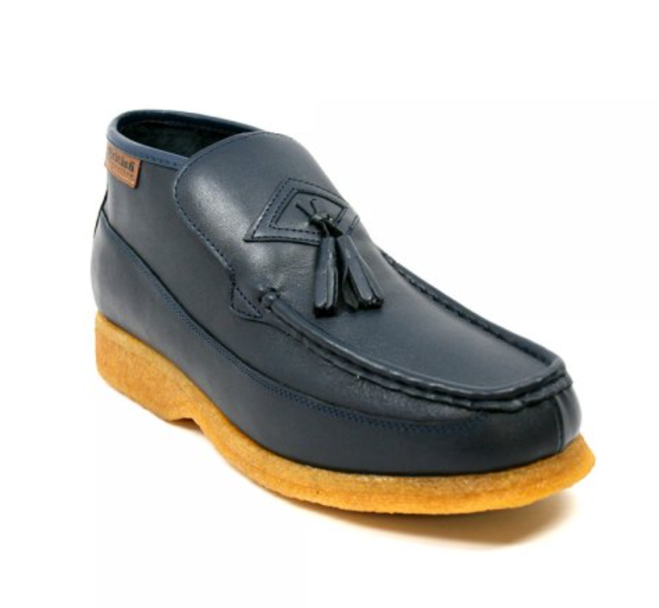 British Walkers Classic Men's Beige Leather Three Quarter Tassel Slip On Shoes view 19