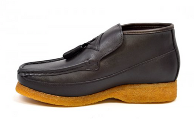 British Walkers Classic Men's Beige Leather Three Quarter Tassel Slip On Shoes view 23