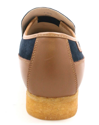British Walkers King Men's Old School Black Leather and Suede Tassel Slip On Shoes view 33