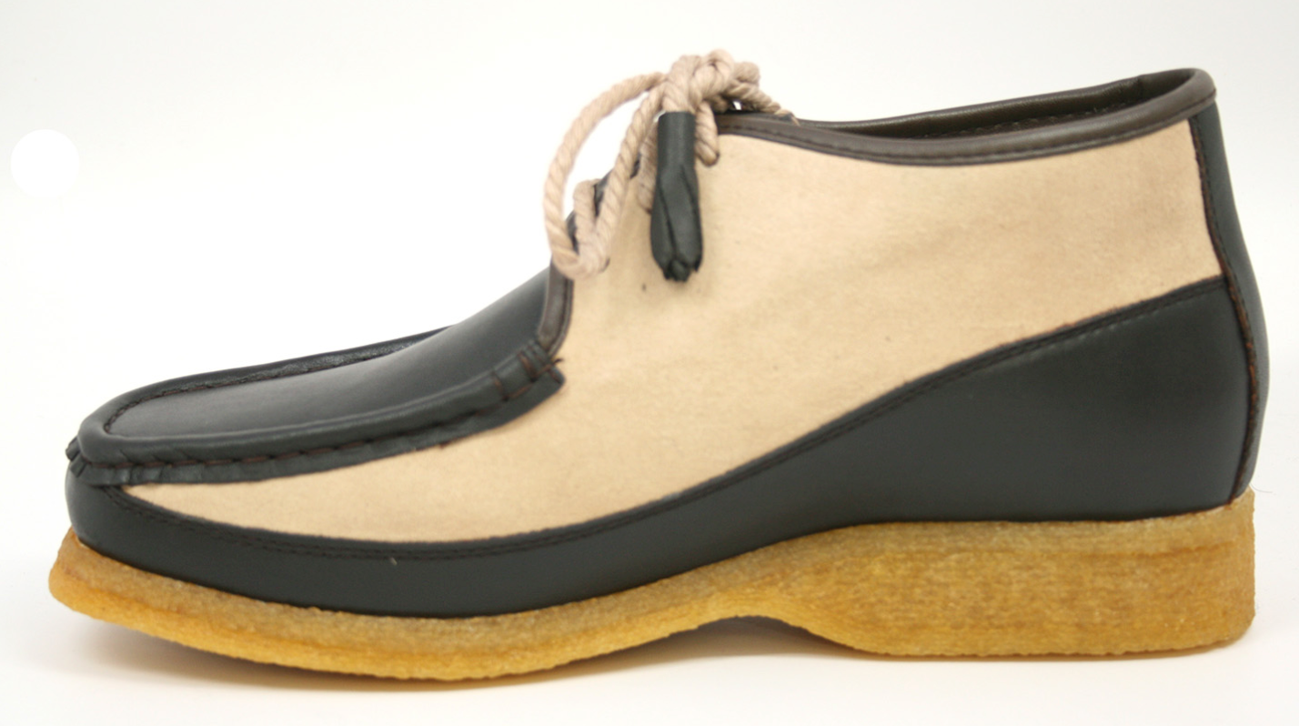 British Walkers Knicks Men's Green Leather and Suede Shoes view 11