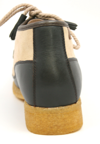 British Walkers Knicks Men's Green Leather and Suede Shoes view 13