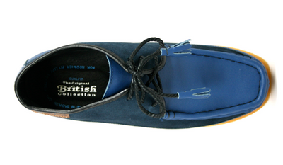 British Walkers Knicks Men's Green Leather and Suede Shoes view 18