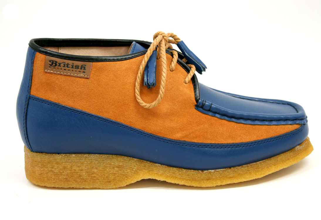 British Walkers Knicks Men's Green Leather and Suede Shoes view 22