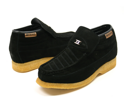 British Walkers Liberty Men's Black and Tan Suede High Top Shoes view 16