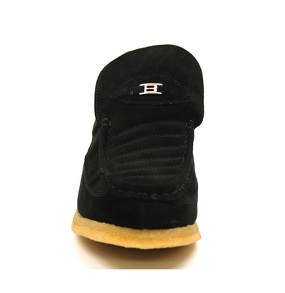 British Walkers Liberty Men's Black and Tan Suede High Top Shoes view 21