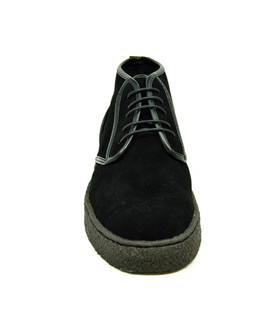 British Walkers Playboy Kaydence Men's Black Lamb Suede Chukka Boots view 5
