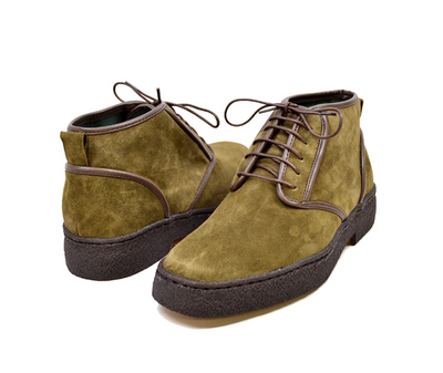 British Walkers Playboy Kaydence Men's Black Lamb Suede Chukka Boots view 23