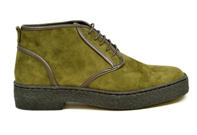 British Walkers Playboy Kaydence Men's Black Lamb Suede Chukka Boots view 24