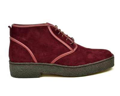 British Walkers Playboy Kaydence Men's Black Lamb Suede Chukka Boots view 31