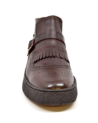 British Walkers Playboy Manhattan Men's Black Leather Wingtip Shoes view 12