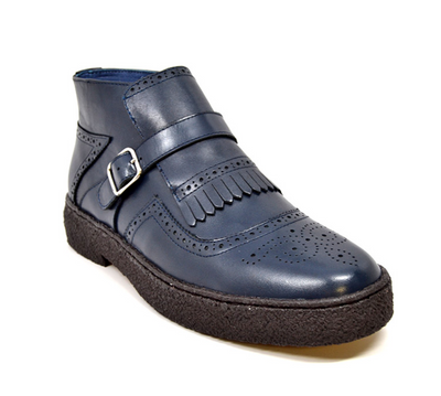 British Walkers Playboy Manhattan Men's Black Leather Wingtip Shoes view 17