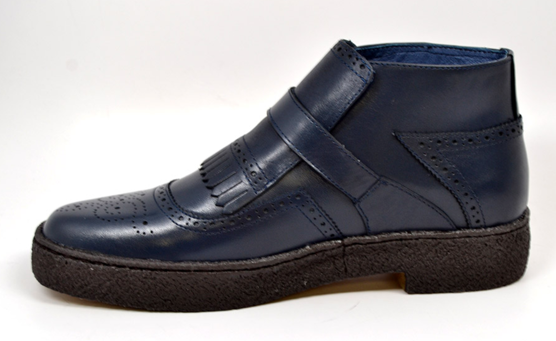 British Walkers Playboy Manhattan Men's Black Leather Wingtip Shoes view 19