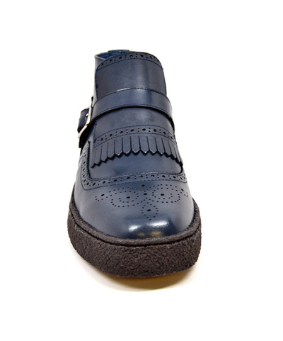 British Walkers Playboy Manhattan Men's Black Leather Wingtip Shoes view 20