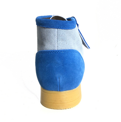 British Walkers New Castle Men's Powder Blue Suede Casual Shoes view 5