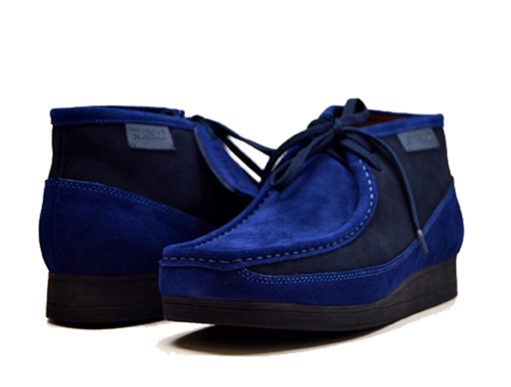 British Walkers New Castle Men's Powder Blue Suede Casual Shoes view 21