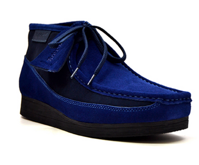 British Walkers New Castle Men's Powder Blue Suede Casual Shoes view 22