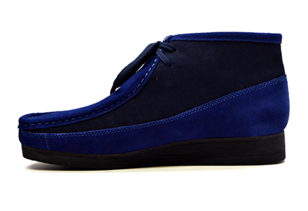 British Walkers New Castle Men's Powder Blue Suede Casual Shoes view 24
