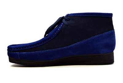 British Walkers New Castle Men's Powder Blue Suede Casual Shoes view 24