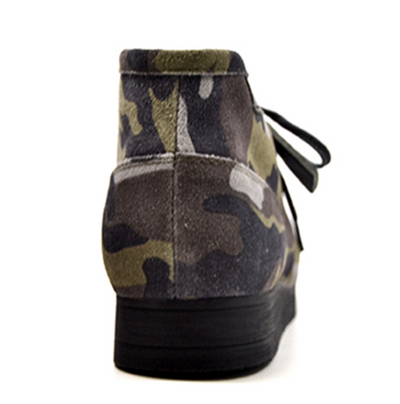 British Walkers New Castle Men's Gray Camouflage Print Casual Shoes view 7