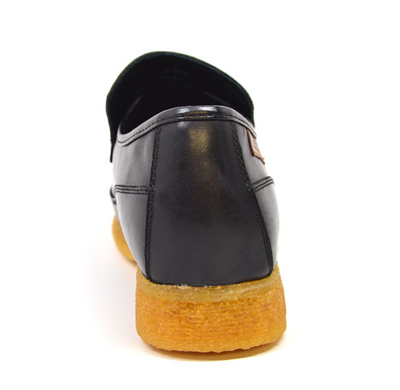 British Walkers Power 1 Men's Hand Crafted Black Leather Slip On Shoes view 6