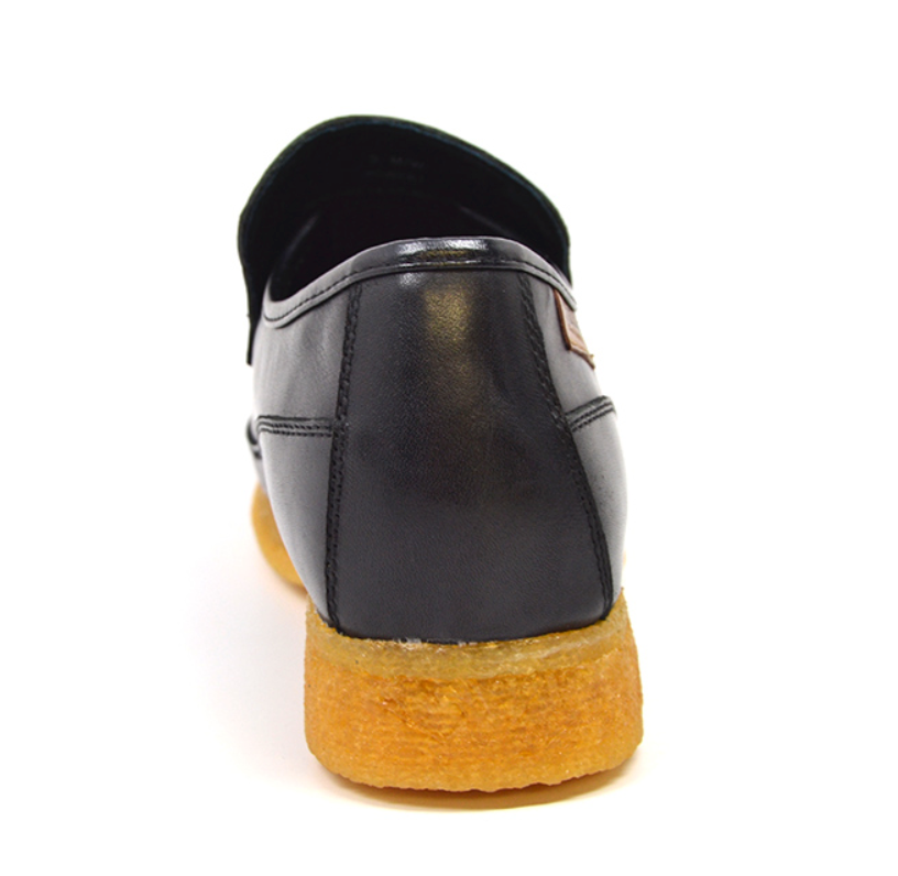 British Walkers Power 1 Men's Hand Crafted Black Leather Slip On Shoes view 6