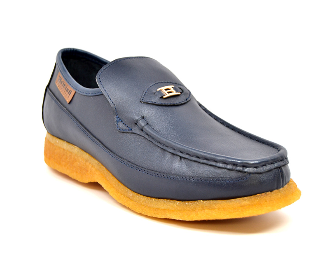 British Walkers Power 1 Men's Hand Crafted Black Leather Slip On Shoes view 13