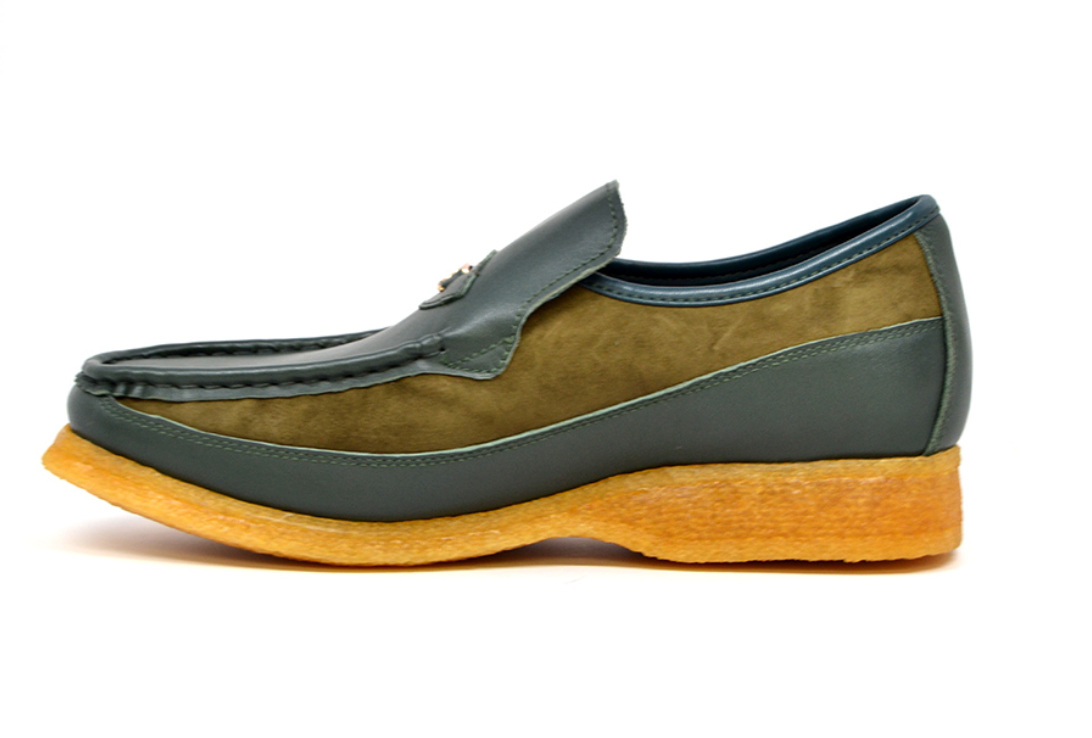 British Walkers Power 1 Men's Hand Crafted Black Leather Slip On Shoes view 16
