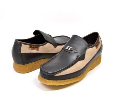 British Walkers Power 1 Men's Hand Crafted Black Leather Slip On Shoes view 21