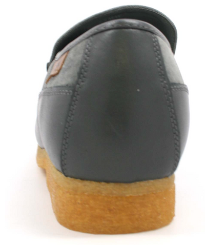 British Walkers Power Men's Old School Black Leather Retro Slip On Shoes view 27