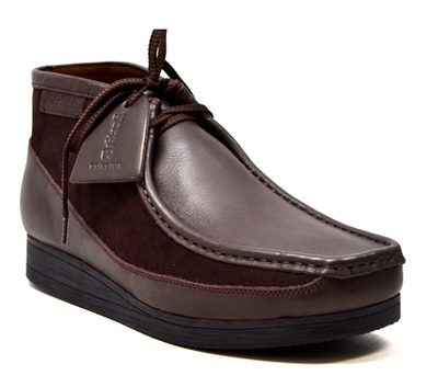 British Walkers New Castle Men's Black Leather and Suede Casual Shoes view 6