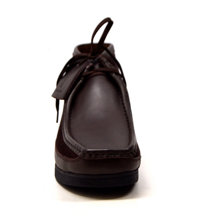 British Walkers New Castle Men's Black Leather and Suede Casual Shoes view 9